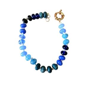 New Trendy Natural Stone Bracelet For Women Colorful Boho Luxury Design